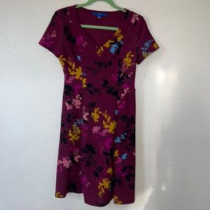 Floral fit and flare